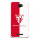 Funda Oficial Sevilla escudo bicolor para Bq Aquaris U