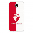 Funda Oficial Sevilla escudo bicolor para Samsung Galaxy J7 2017 Europeo