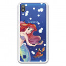 Carcasa Oficial Disney Sirenita y Sebastián Transparente para Samsung Galaxy A30 - La Sirenita- La Casa de las Carcasas