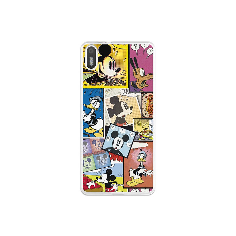 Funda Oficial Disney Mickey, Comic Bq Aquaris X5