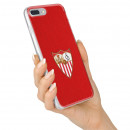 Funda Oficial Sevilla escudo color fondo rojo para Samsung Galaxy S9 Plus