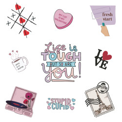 Stickers San Valentín - Personaliza tus Dispositivos