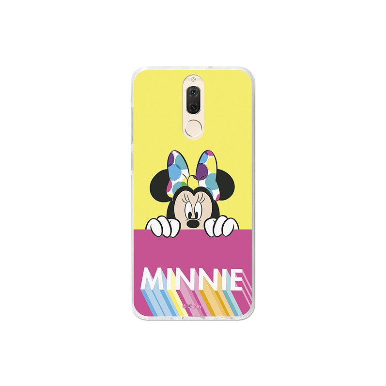 Funda Oficial Disney Minnie, Pink Yellow Huawei Mate 10 Lite