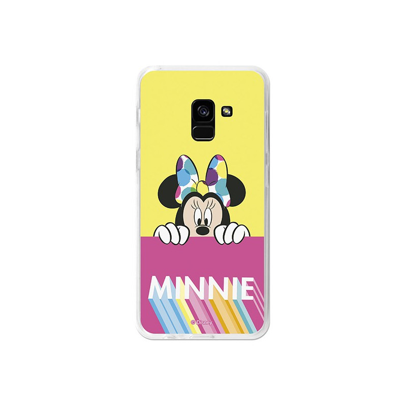 Funda Oficial Disney Minnie, Pink Yellow Samsung Galaxy A5 2018