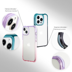 Funda Bumper Reforzada Degradada para iPhone 14 Pro