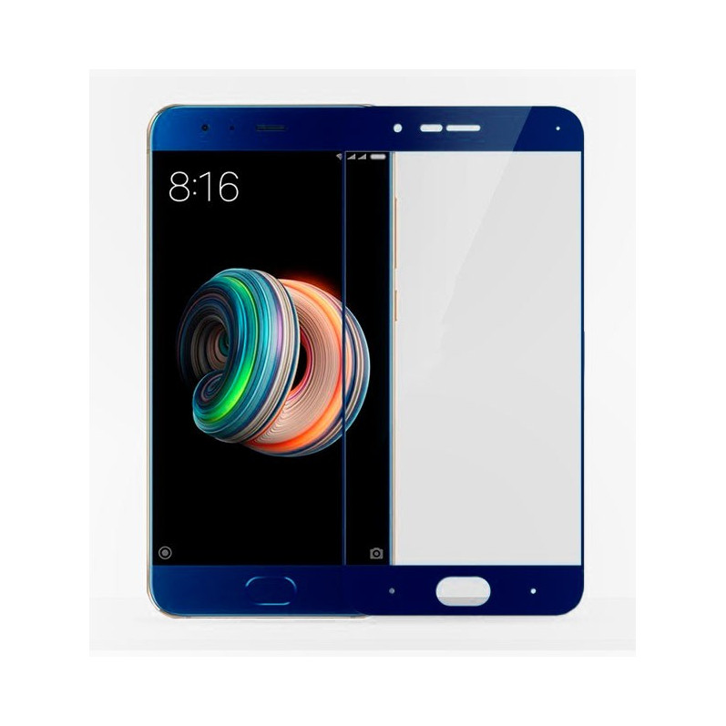 Cristal Templado Completo Azul para Xiaomi Mi Note 3