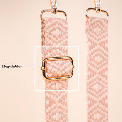 Lanyard estampado Boho - Colgante para Móvil y Bolso