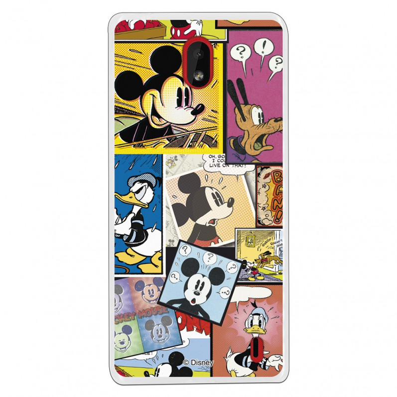 Carcasa Oficial  Disney Mickey Comic para Nokia 1 Plus- La Casa de las Carcasas