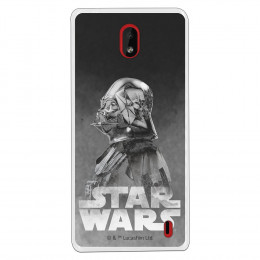 Carcasa Oficial  Star Wars Darth Vader negro para Nokia 1 Plus- La Casa de las Carcasas