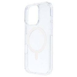 Funda Transparente Logo Compatible con Magsafe para iPhone 16 Pro