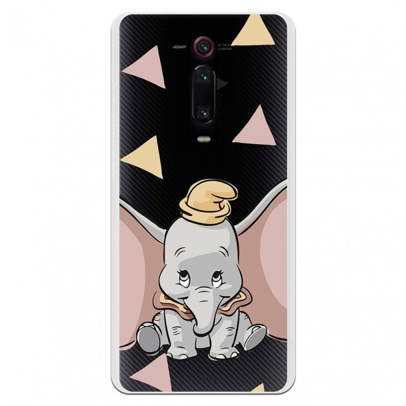 Carcasa Oficial Disney Dumbo silueta transparente para Xiaomi Mi 9T (Redmi K20)- La Casa de las Carcasas