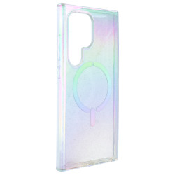 Funda Purpurina Compatible con MagSafe para Samsung Galaxy S24 Ultra