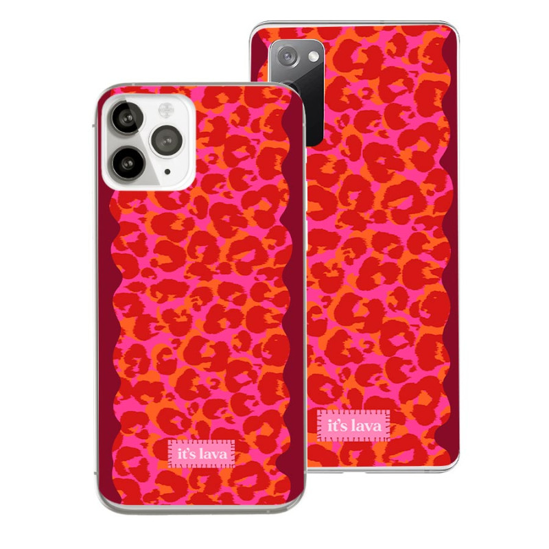 Funda It's Lava - Garnet Cheetah