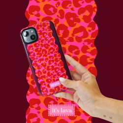Funda It's Lava - Garnet Cheetah