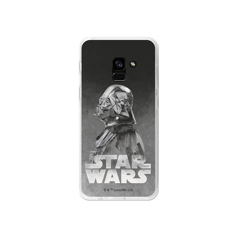 Funda Star Wars Darth Vader negro Samsung Galaxy A8 2018