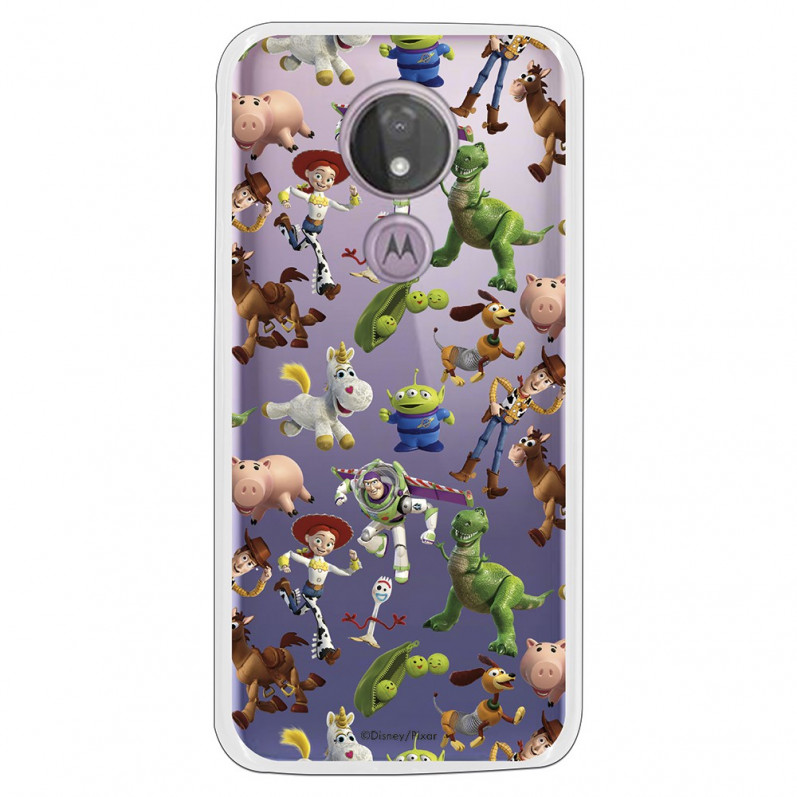 Funda Oficial Disney Toy Story Siluetas Transparente - Toy Story para Motorola Moto G7 Power