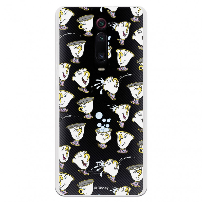 Carcasa Oficial Disney Chip Potts Siluetas Transparente para Xiaomi Redmi K20- La Casa de las Carcasas