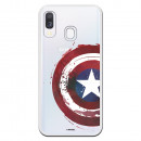 Carcasa Oficial Escudo Capitán America para Samsung Galaxy A40- La Casa de las Carcasas