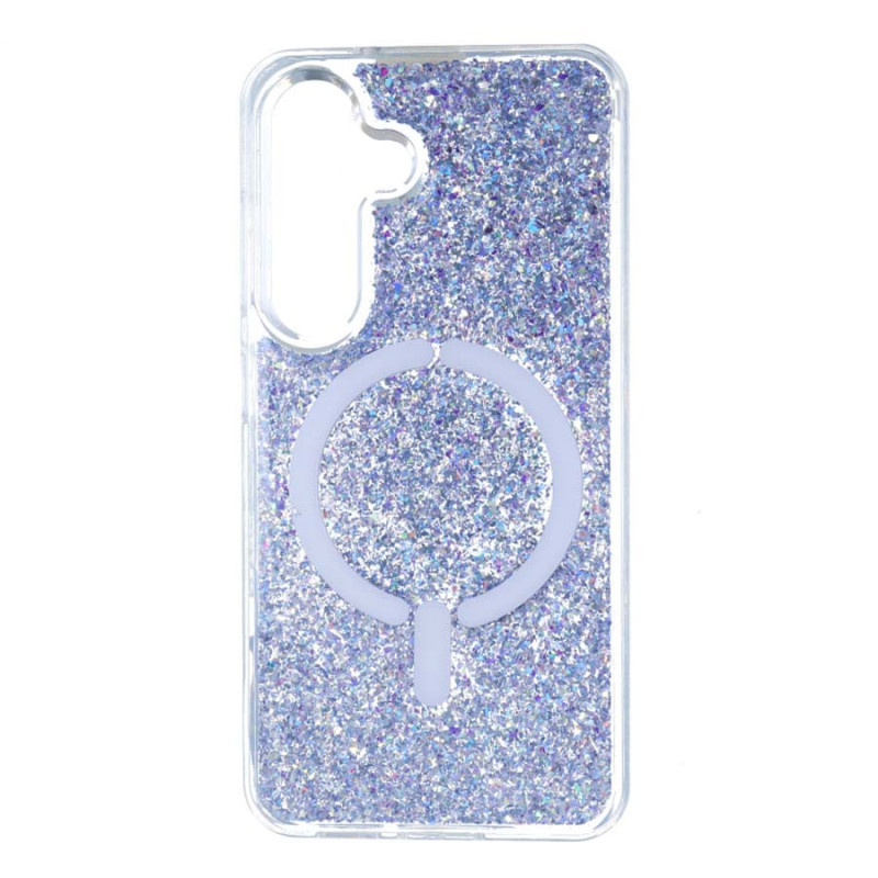 Funda Ring Glitter Compatible con Magsafe para Samsung Galaxy S25 - La Casa de las Carcasas, Accesorios y Fundas para móviles