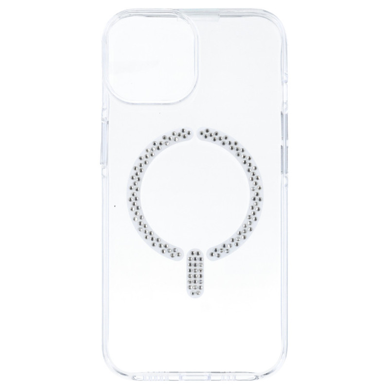 Funda Antiyellow Compatible con MagSafe con Brillantes para iPhone 14 - La Casa de las Carcasas, Accesorios y Fundas para móvile Funda Antiyellow Compatible con MagSafe con Brillantes para iPhone 14 - La Casa de las Carcasas, Accesorios y Fundas para móvile