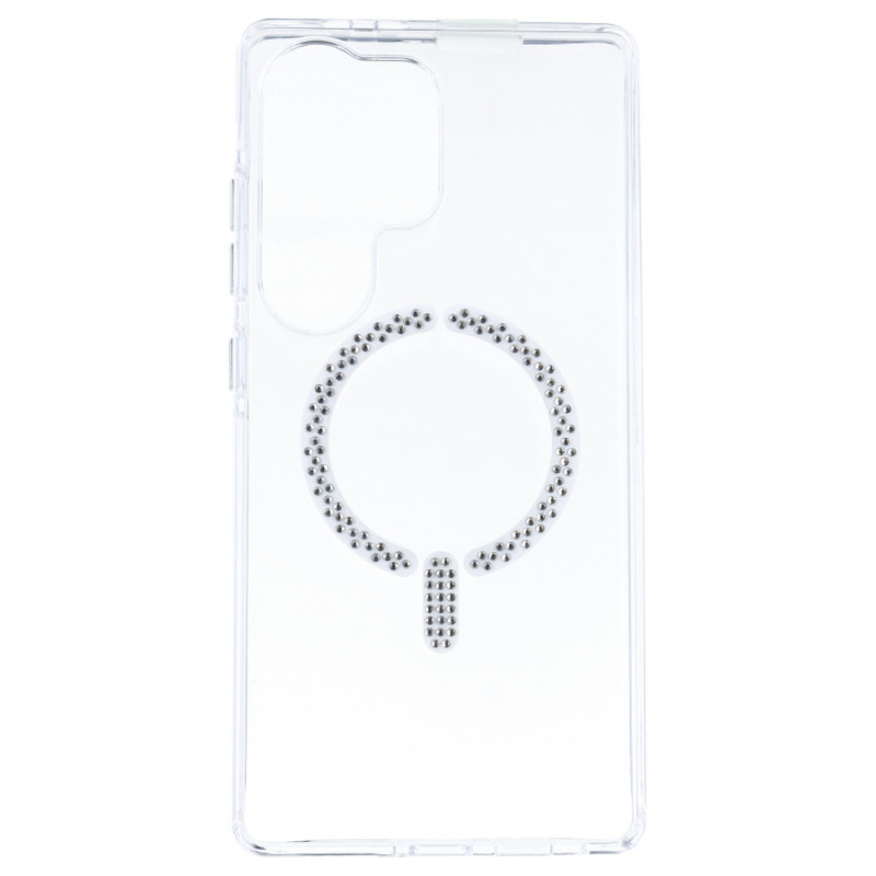 Funda Antiyellow Compatible con MagSafe con Brillantes para Samsung Galaxy S24 Ultra - La Casa de las Carcasas, Accesorios y Fun