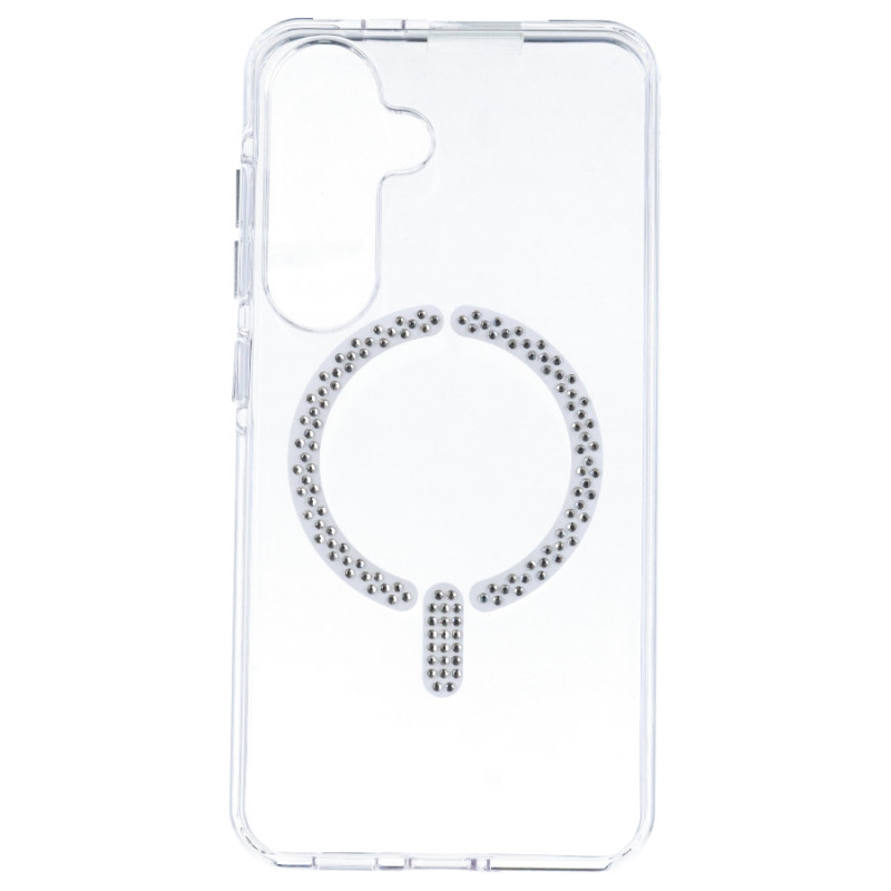 Funda Antiyellow Compatible con MagSafe con Brillantes para Samsung Galaxy S25 - La Casa de las Carcasas, Accesorios y Fundas pa Funda Antiyellow Compatible con MagSafe con Brillantes para Samsung Galaxy S25 - La Casa de las Carcasas, Accesorios y Fundas pa