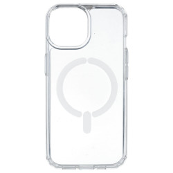 Funda Transparente Logo Compatible con Magsafe para iPhone 15 - La Casa de las Carcasas