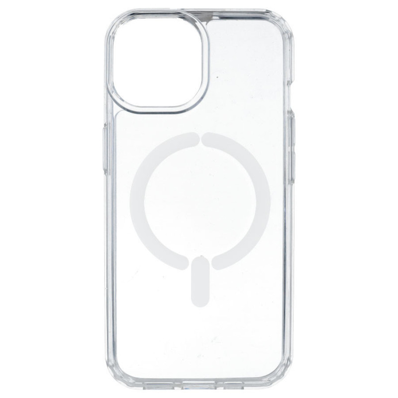 Funda Transparente Logo Compatible con Magsafe para iPhone 15 - La Casa de las Carcasas Funda Transparente Logo Compatible con Magsafe para iPhone 15 - La Casa de las Carcasas