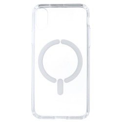Funda Transparente Logo Compatible con Magsafe para iPhone X