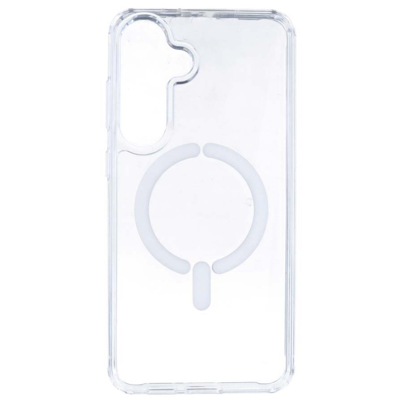Funda Transparente Logo Compatible con Magsafe para Samsung Galaxy S25 Plus - La Casa de las Carcasas, Accesorios y Fundas para 