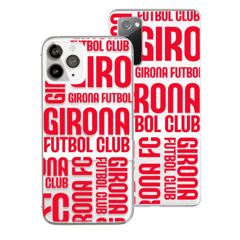 Funda Oficial Girona FC - Tipografía Transparente