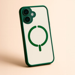 Funda Bumper Compatible con Magsafe con Cubre cámara para iPhone 17