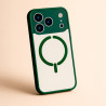 Funda Bumper Compatible con Magsafe con Cubre cámara para iPhone 17 Pro