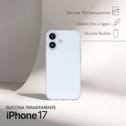 Funda Silicona Transparente para iPhone 17 - La Casa de las Carcasas, Accesorios y Fundas para móviles