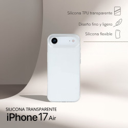 Funda Silicona Transparente para iPhone 17 Air - La Casa de las Carcasas, Accesorios y Fundas para móviles
