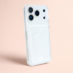 Funda Silicona Cubre con Tarjetero para iPhone 17 Pro Max