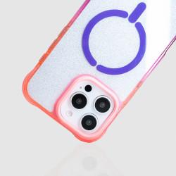 Funda Purpurina Compatible con MagSafe para iPhone 17 Pro Max