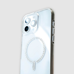 Funda Antiyellow Compatible con MagSafe con Brillantes para iPhone 17 Pro