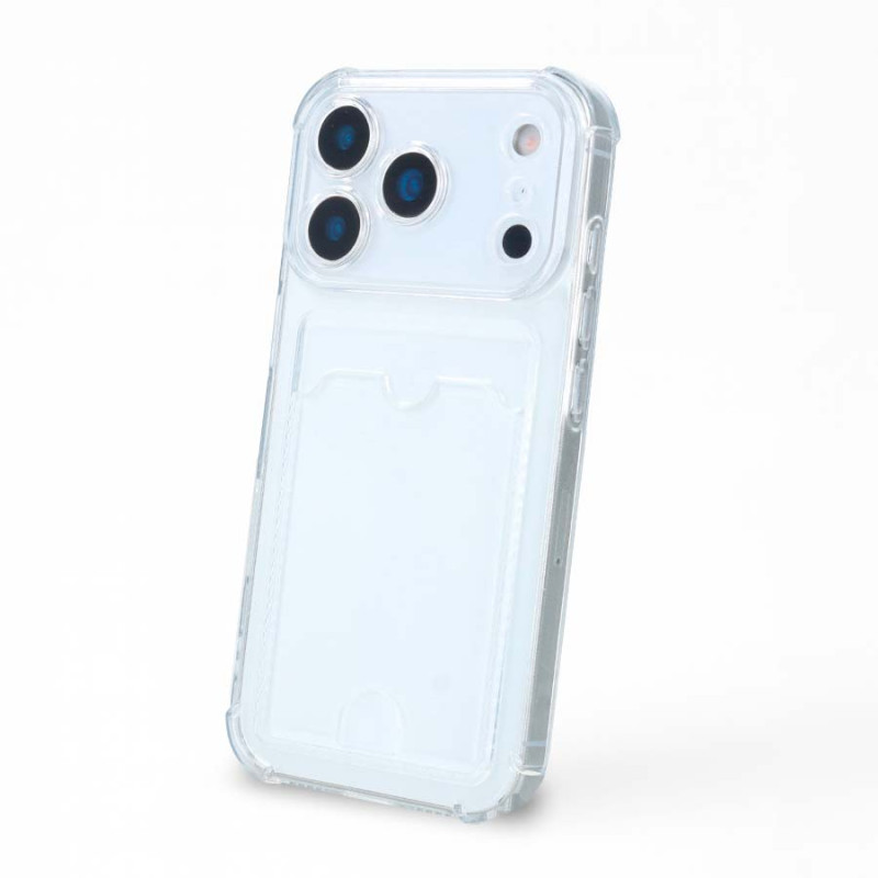 Funda Silicona Cubre con Tarjetero para iPhone 17 Pro