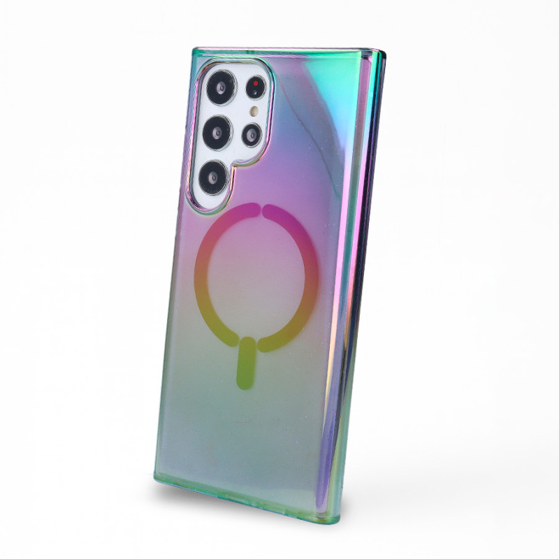 Funda Purpurina Compatible con MagSafe para Samsung Galaxy S23 Ultra thumbnail