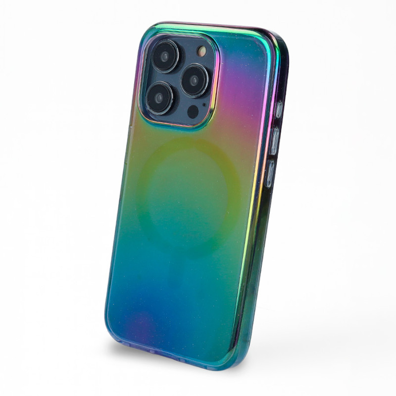 Funda Purpurina Compatible con MagSafe para iPhone 12 Pro Max