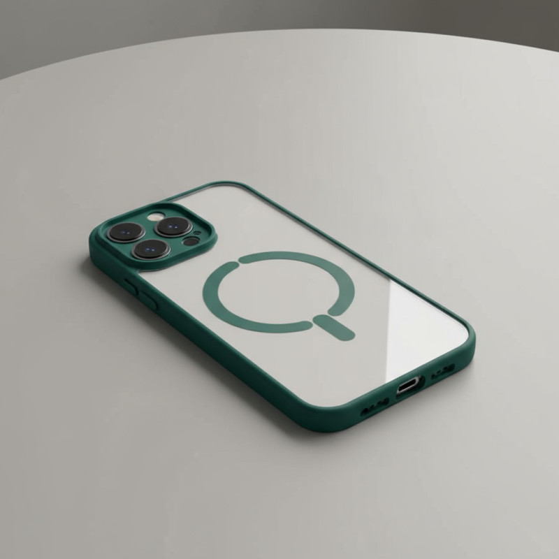 Funda Bumper Compatible con Magsafe con Cubre cámara para iPhone 13 Pro thumbnail