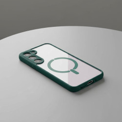 Funda Bumper Compatible con Magsafe con Cubre cámara para Samsung Galaxy S23