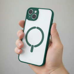 Funda Bumper Compatible con Magsafe con Cubre cámara para iPhone 14