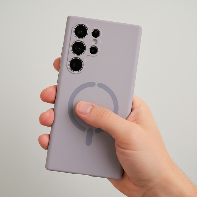 Funda Compatible con MagSafe con Cubre Cámara para Samsung Galaxy S24 Ultra thumbnail