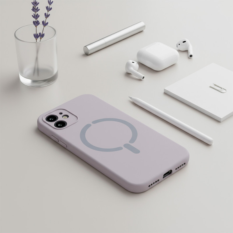 Funda Compatible con MagSafe con Cubre Cámara para iPhone 12 thumbnail