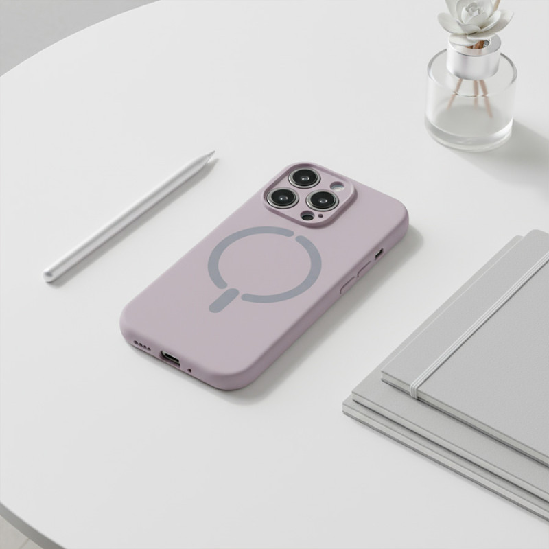 Funda Compatible con MagSafe con Cubre Cámara para iPhone 15 Pro Max thumbnail