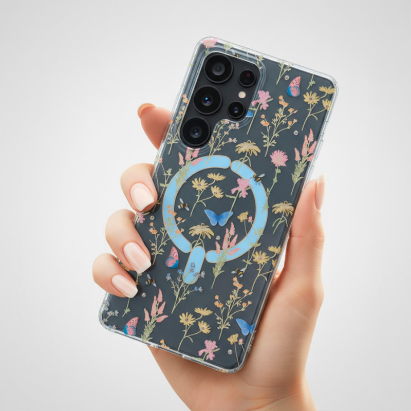 Funda IMD Compatible con Magsafe para Samsung Galaxy S24 Ultra thumbnail