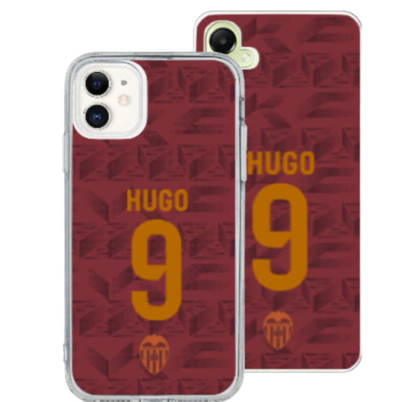 Funda Oficial del Valencia C.F. - Personaliza Tu Funda Diseño Retro VCF