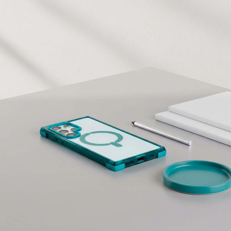 Funda Funda Bumper Compatible con Magsafe para Samsung Galaxy S22 Ultra thumbnail